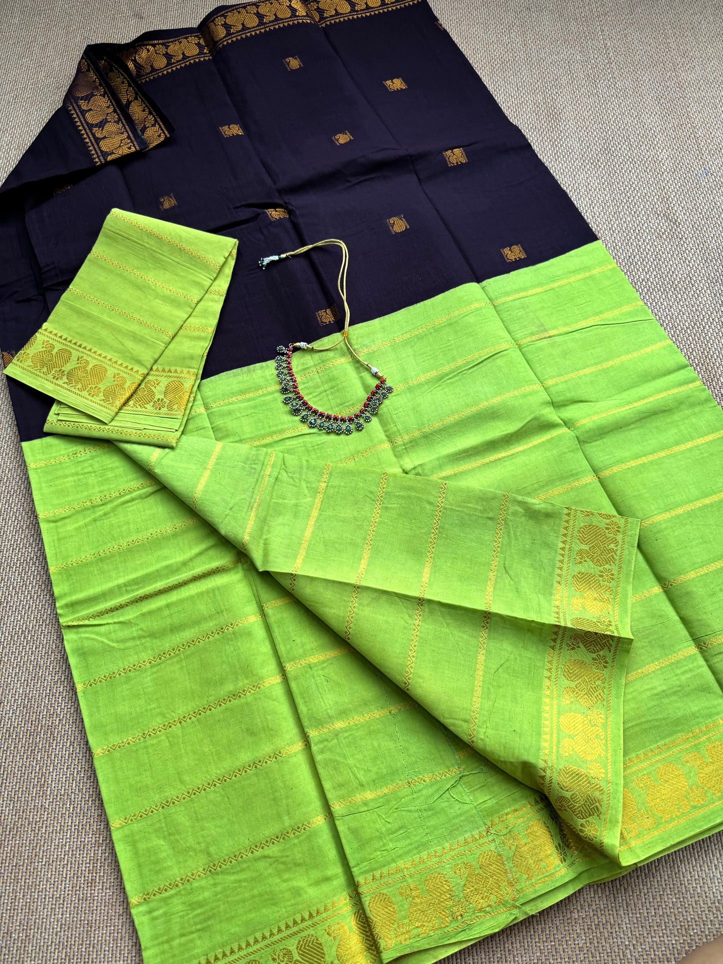 Fusion Madurai Cotton Saree