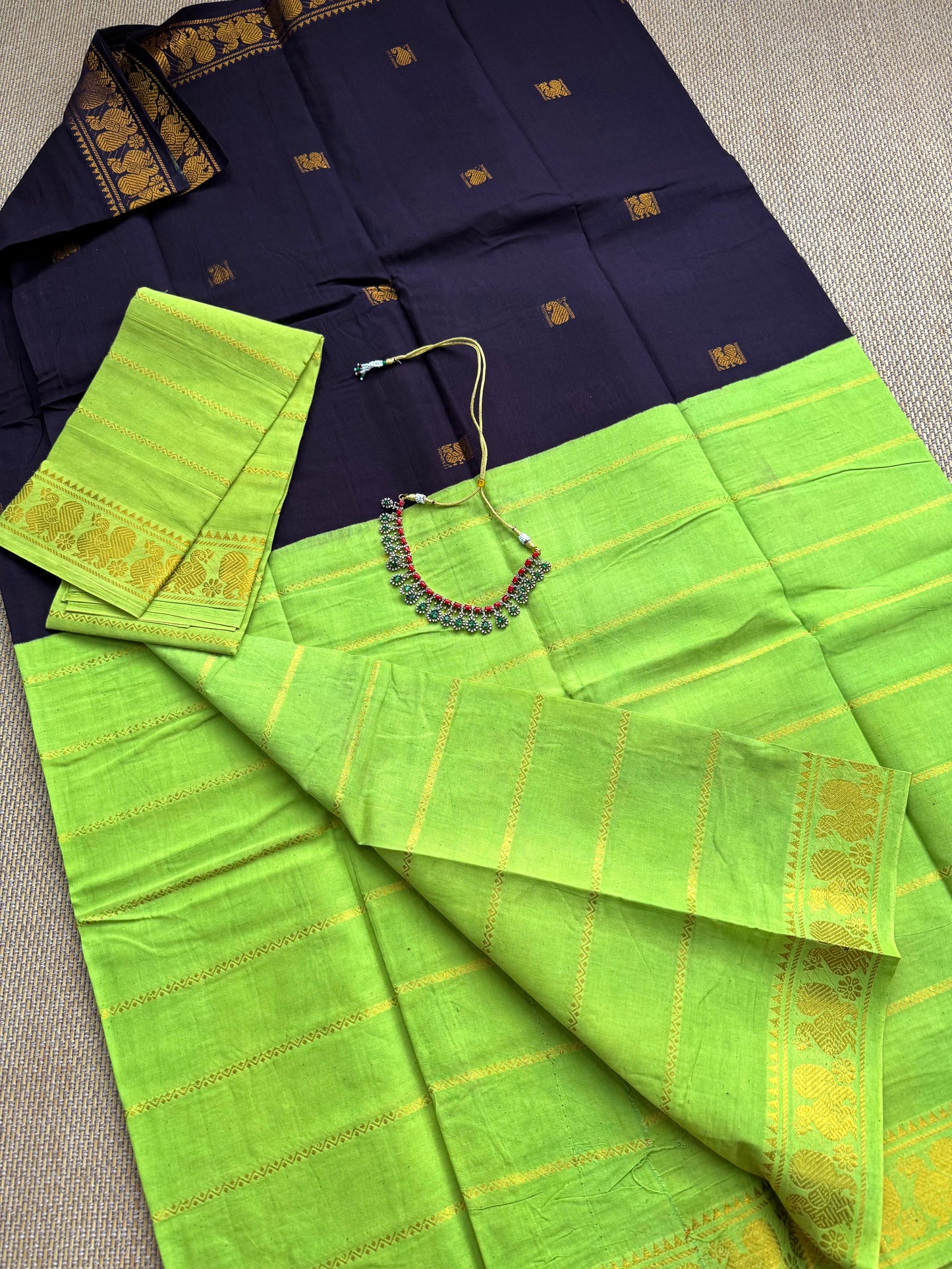 Fusion Madurai Cotton Saree