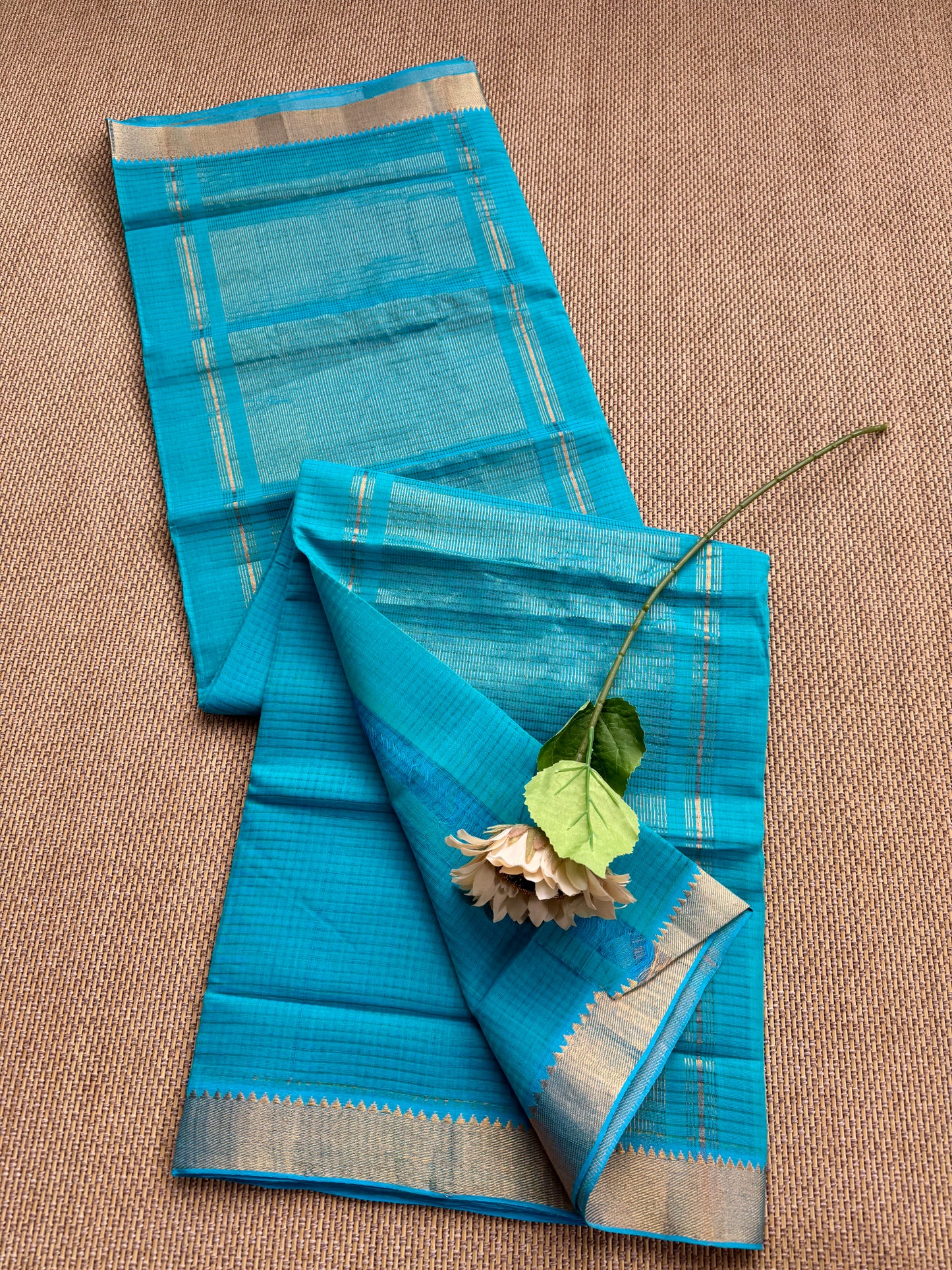 Pure Handloom Mangalagiri Cotton Saree