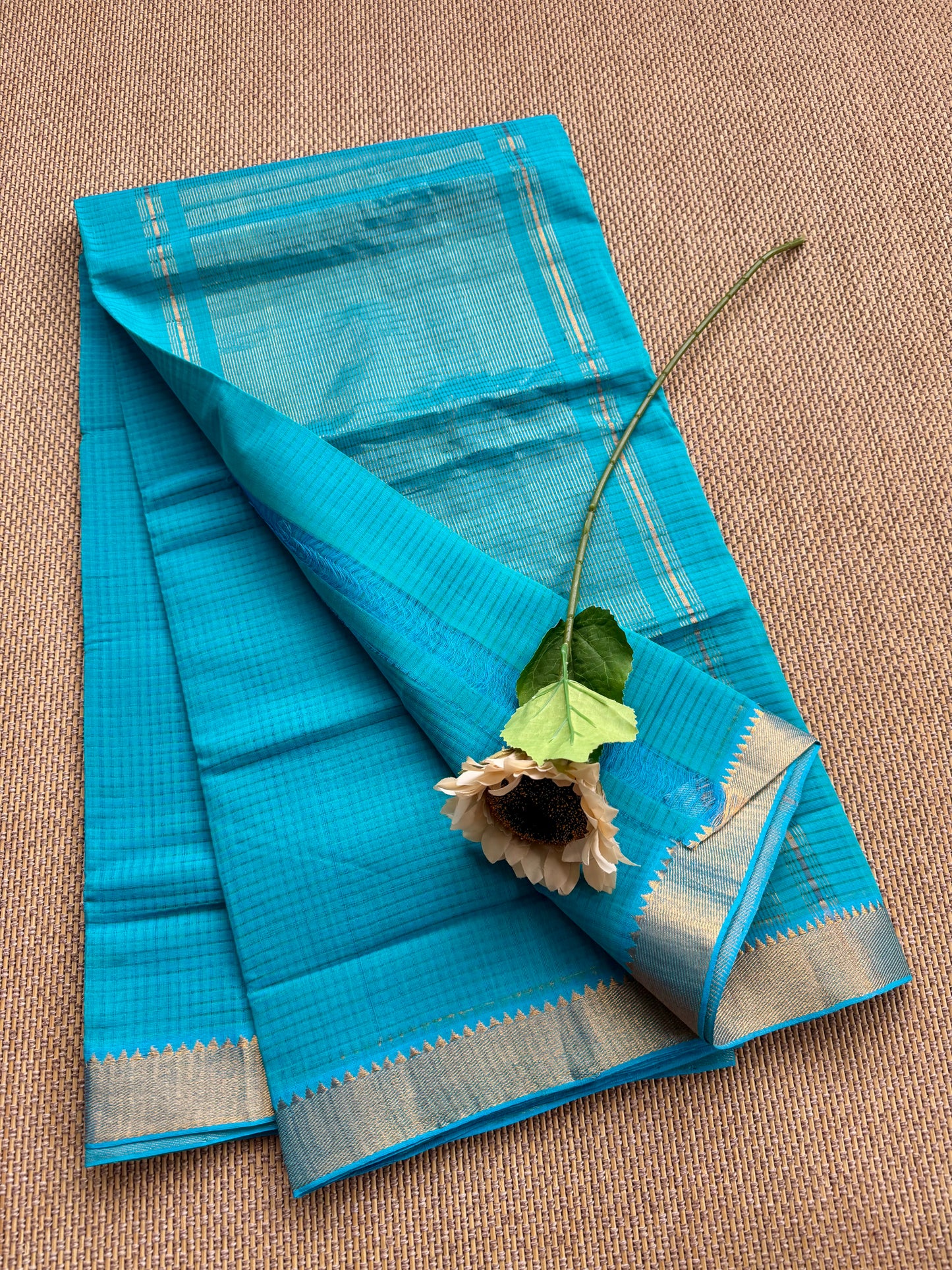 Pure Handloom Mangalagiri Cotton Saree