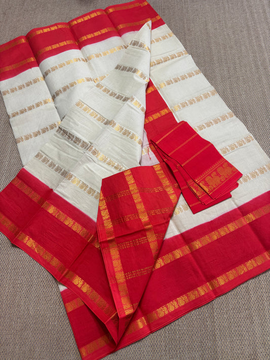 Madurai Sungudi Sarees -Double side border