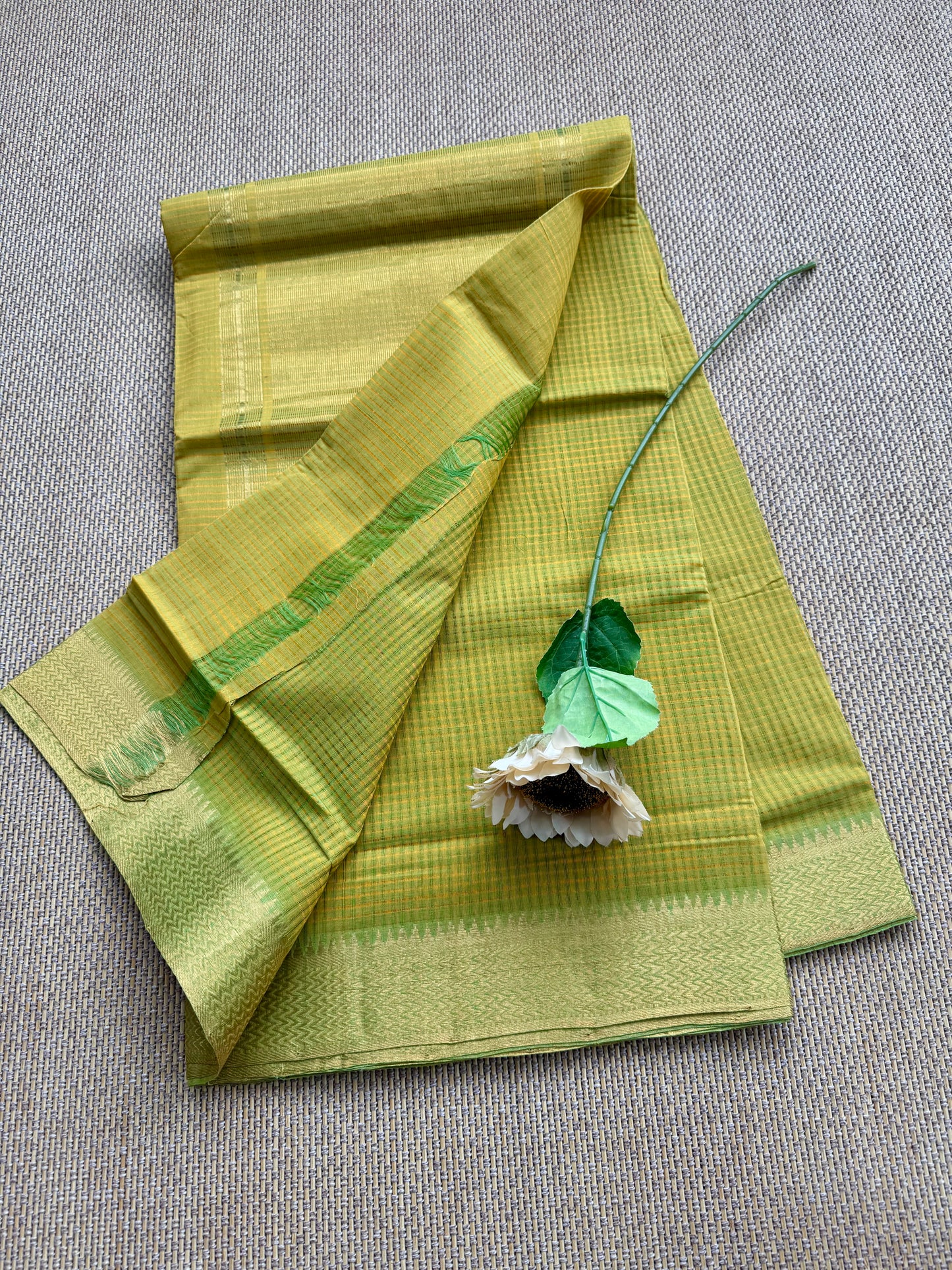 Pure Handloom Mangalagiri Cotton Saree