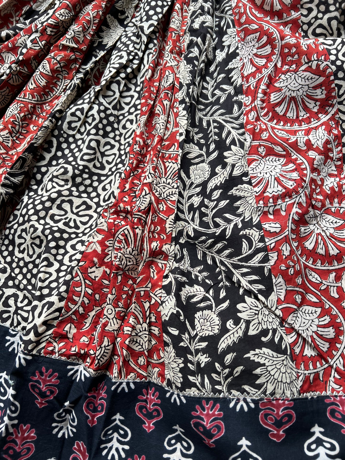 Ajrakh cotton skirt