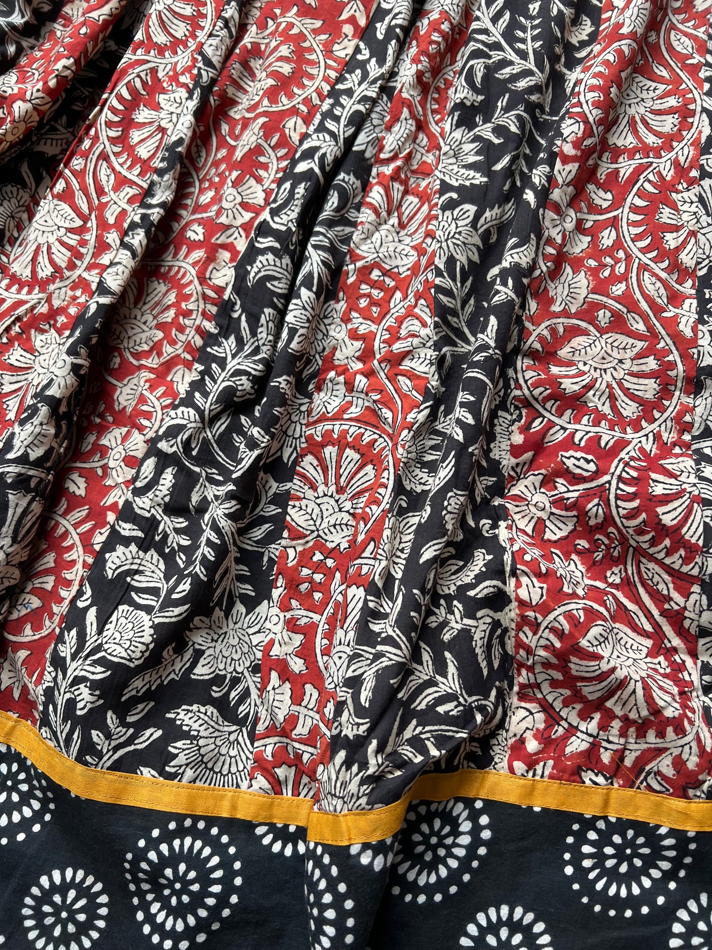 Ajrakh cotton skirt