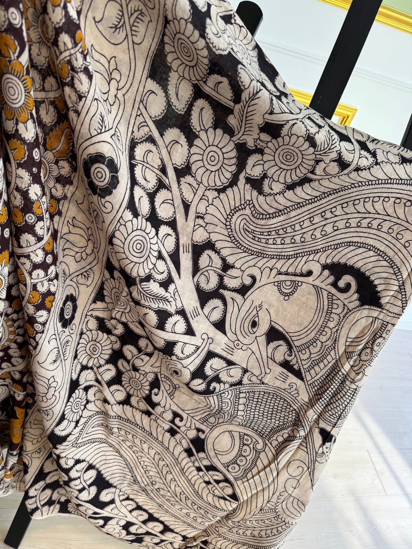 Kalamkari screen Print Saree