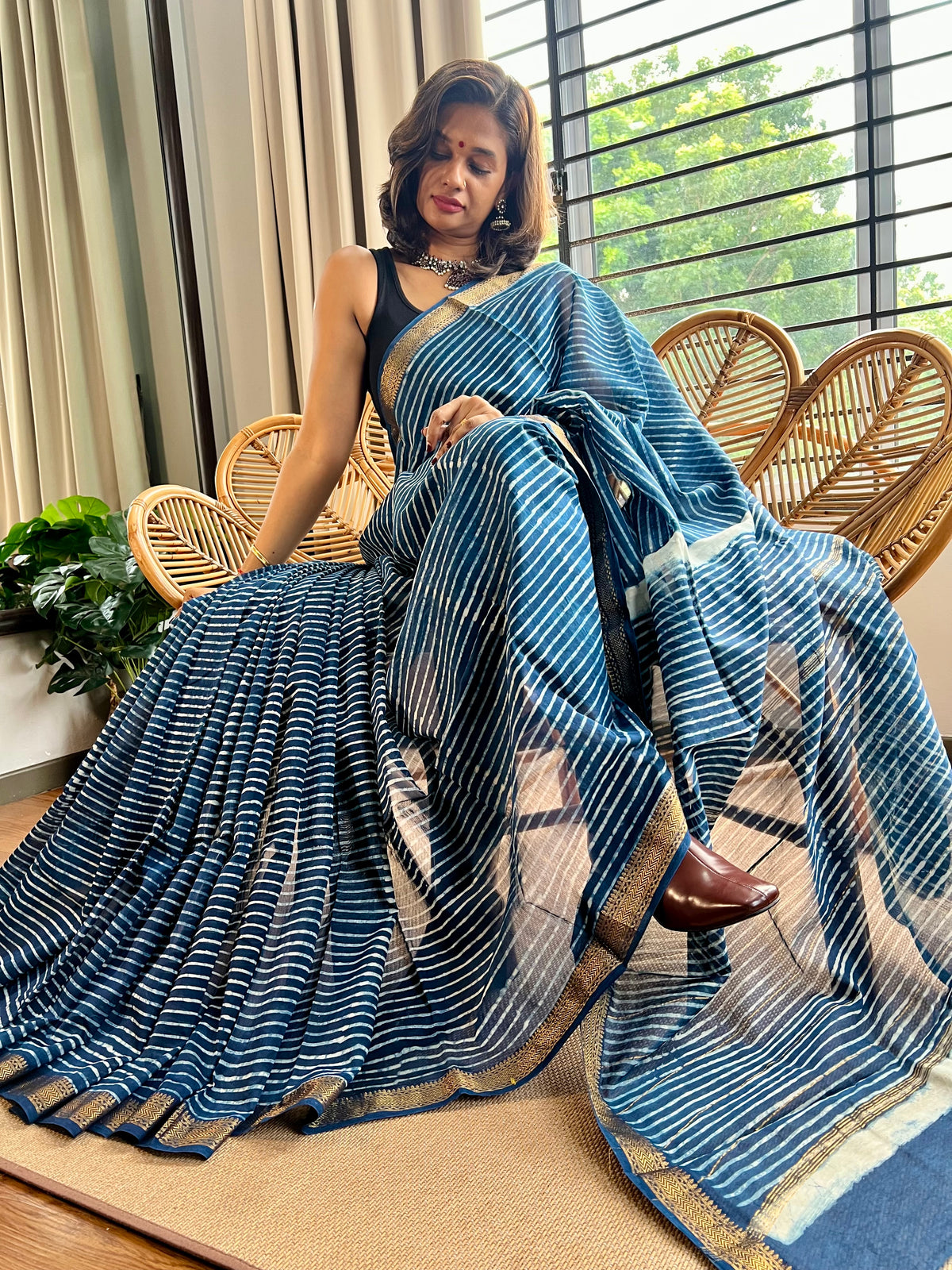 Maheswar artisan saree