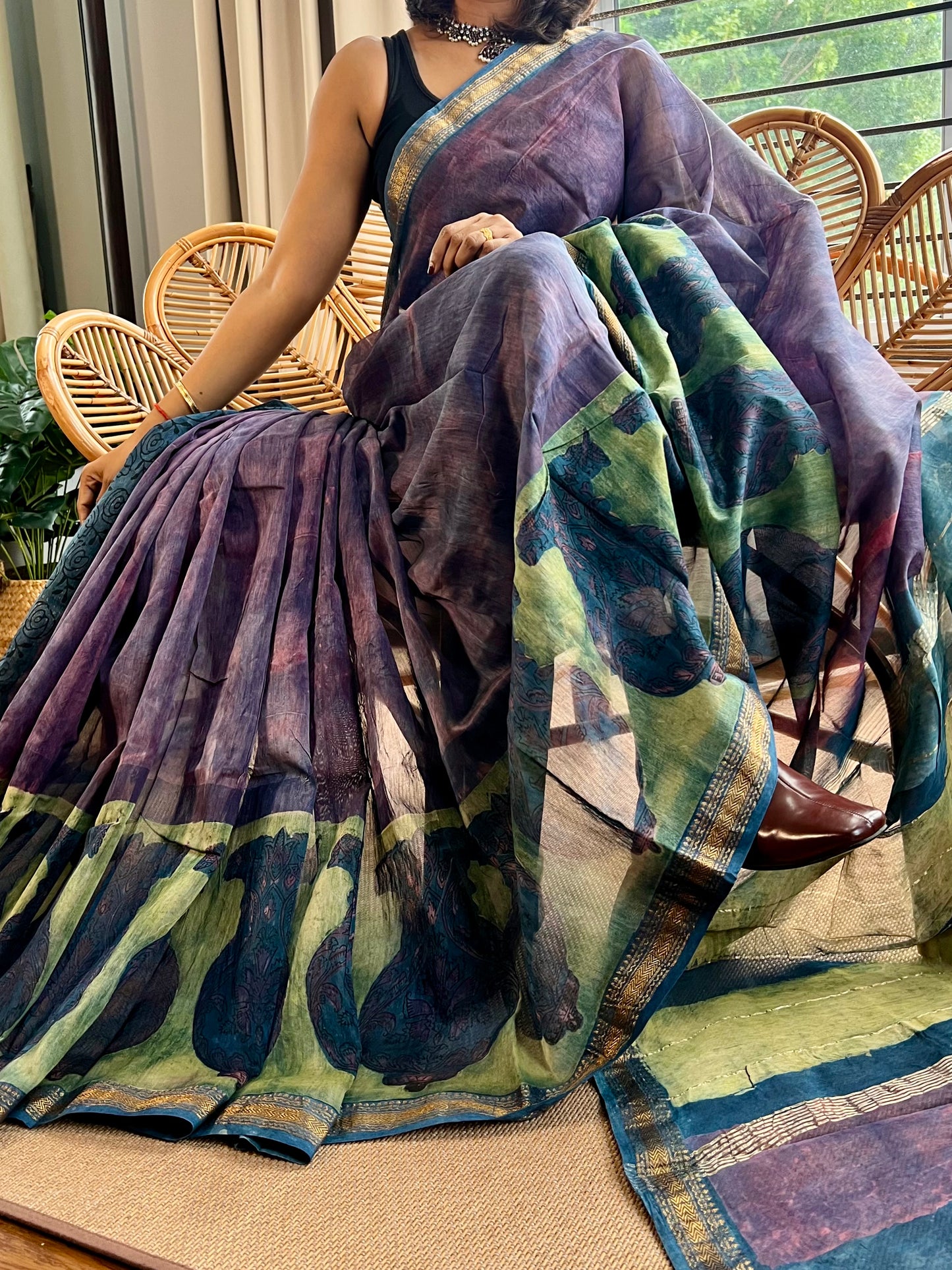 Maheswar artisan saree