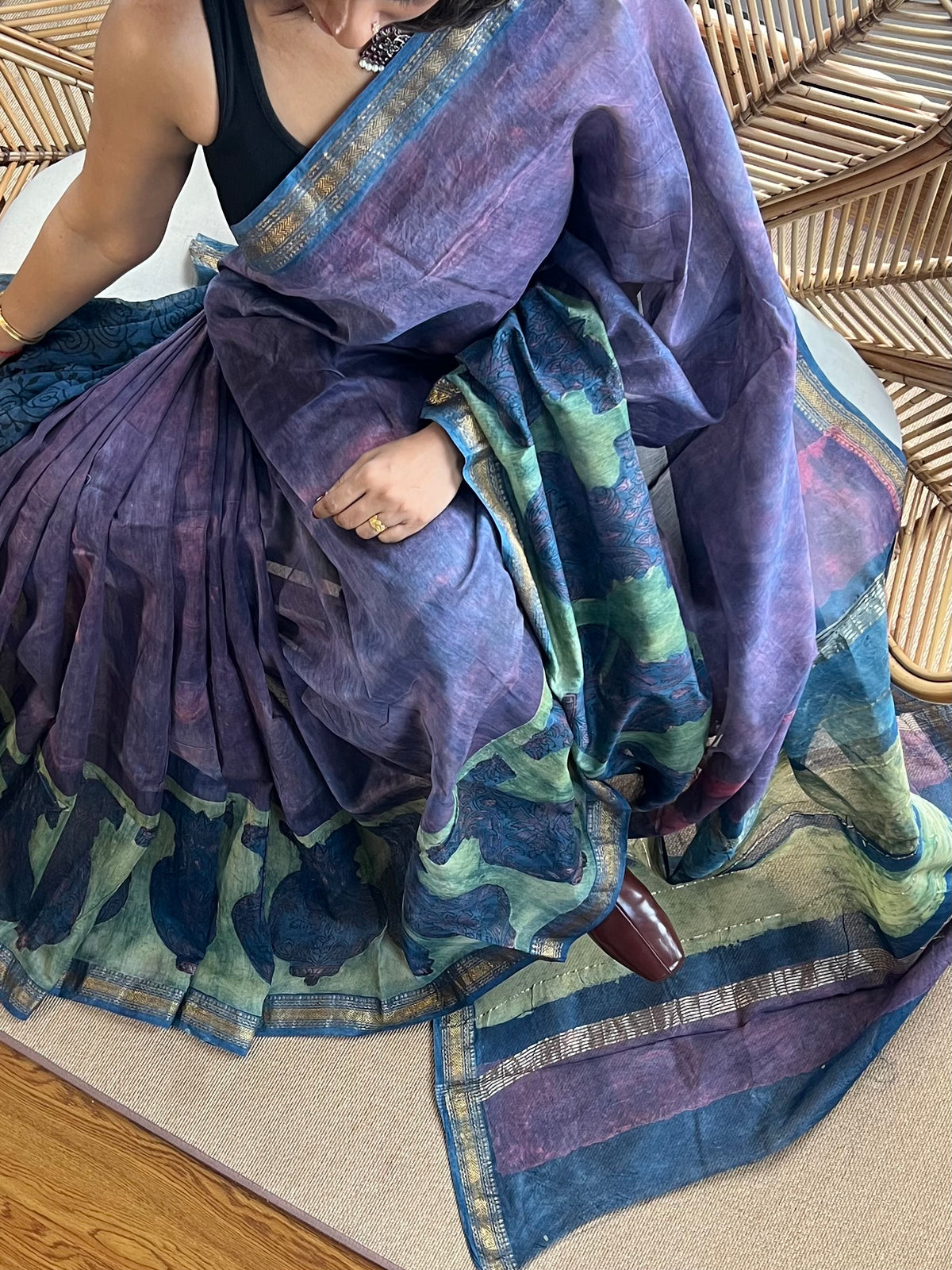 Maheswar artisan saree