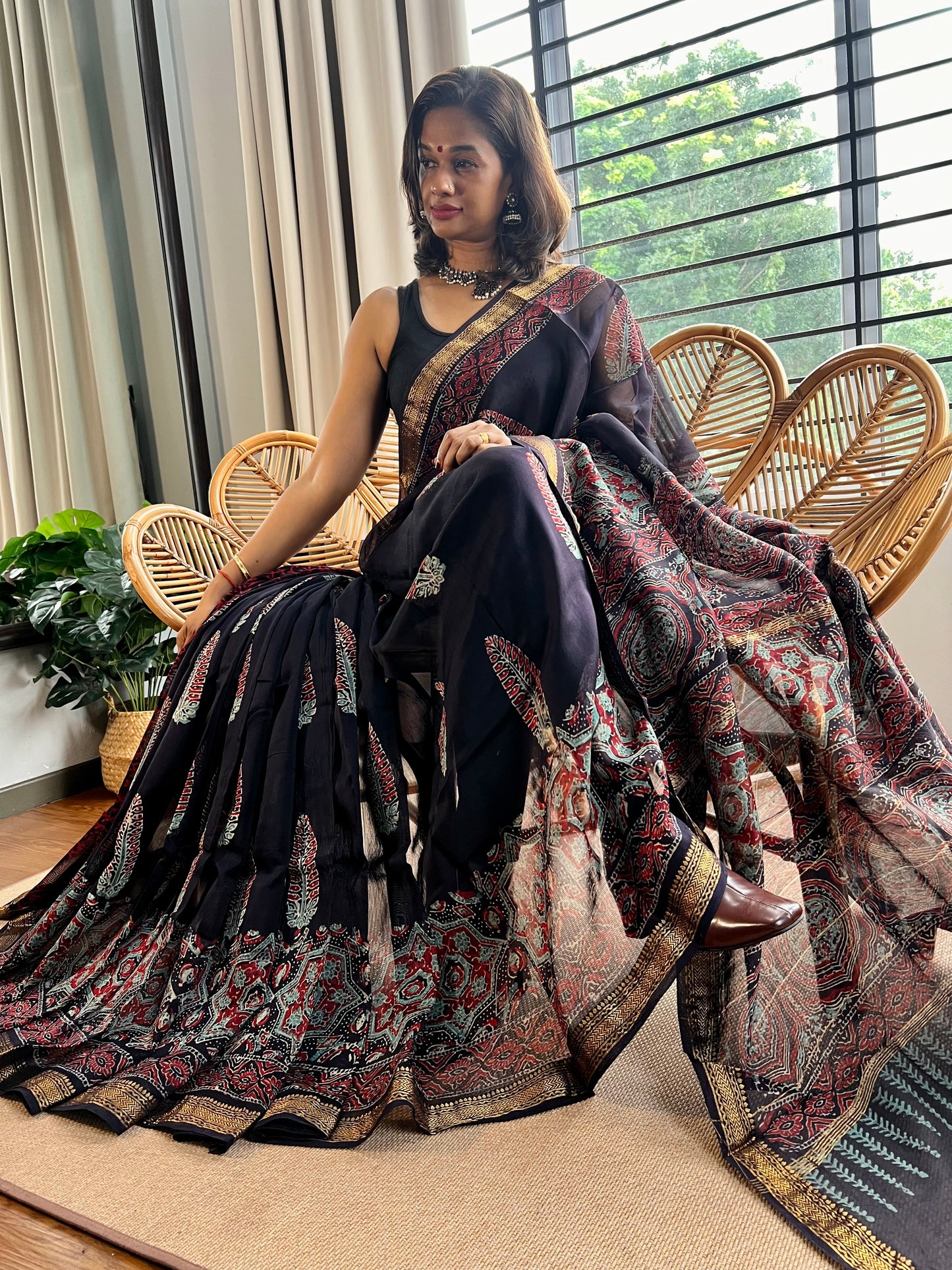 Maheswar artisan saree