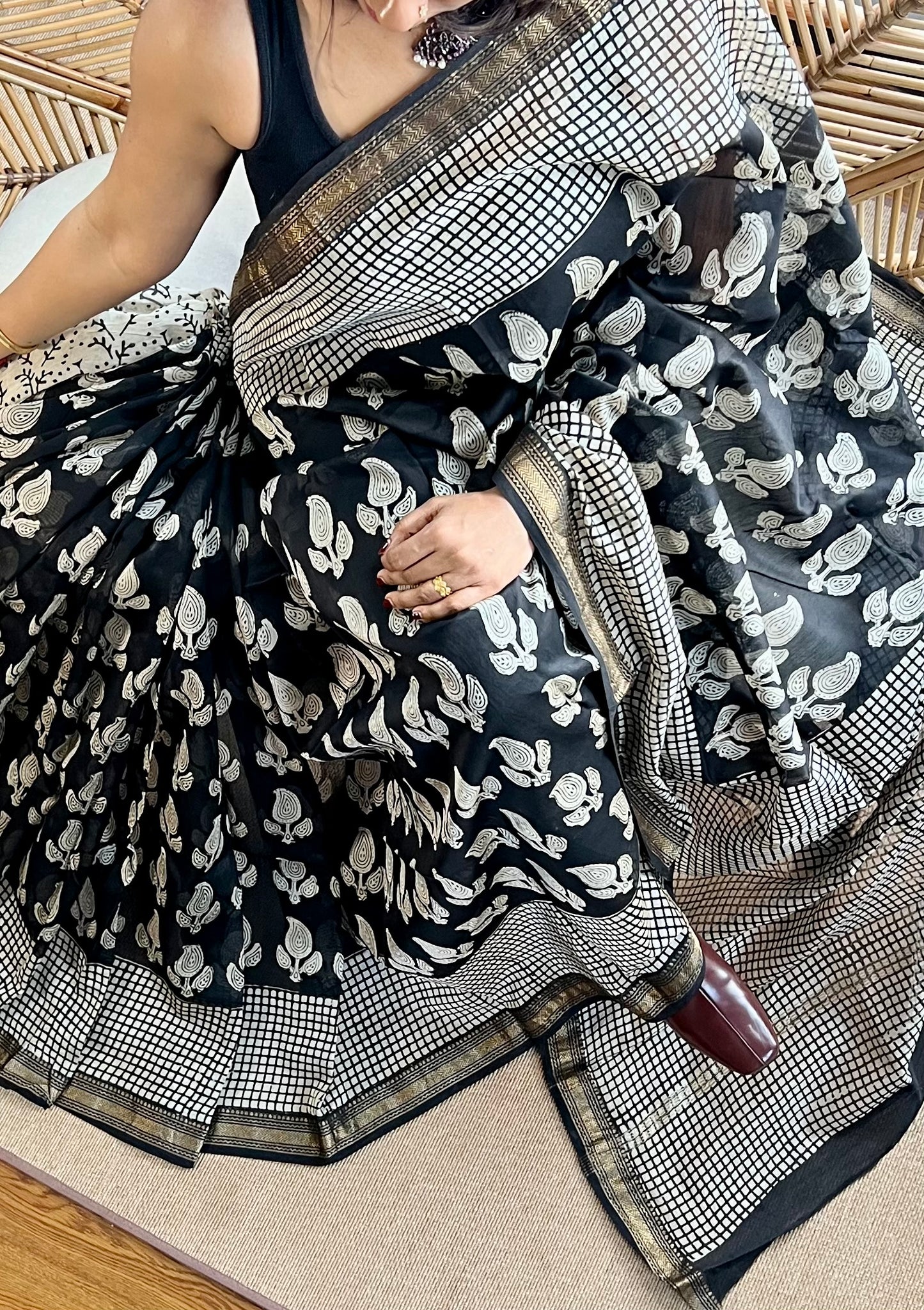 Maheswar artisan saree