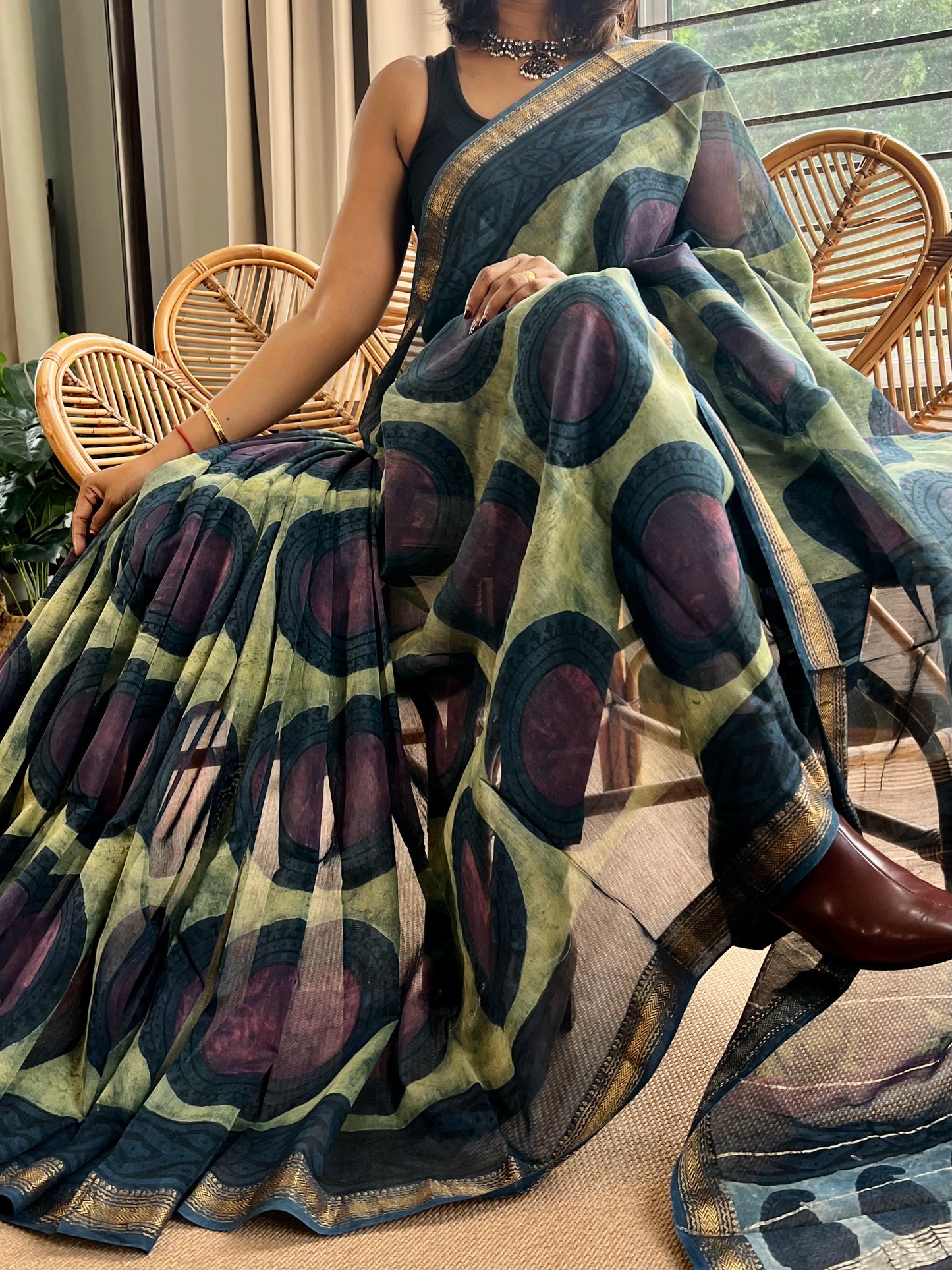 Maheswar artisan saree