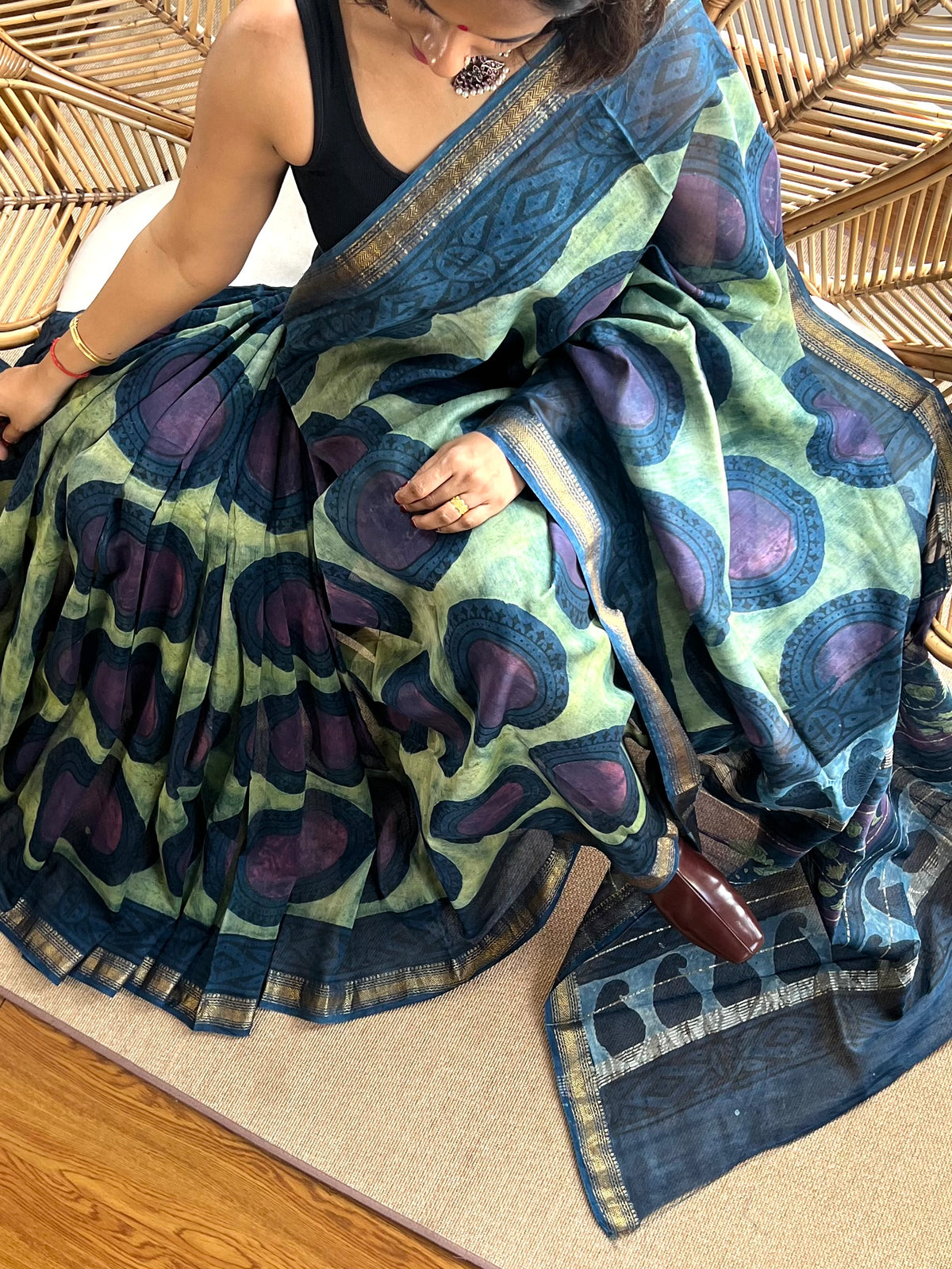 Maheswar artisan saree