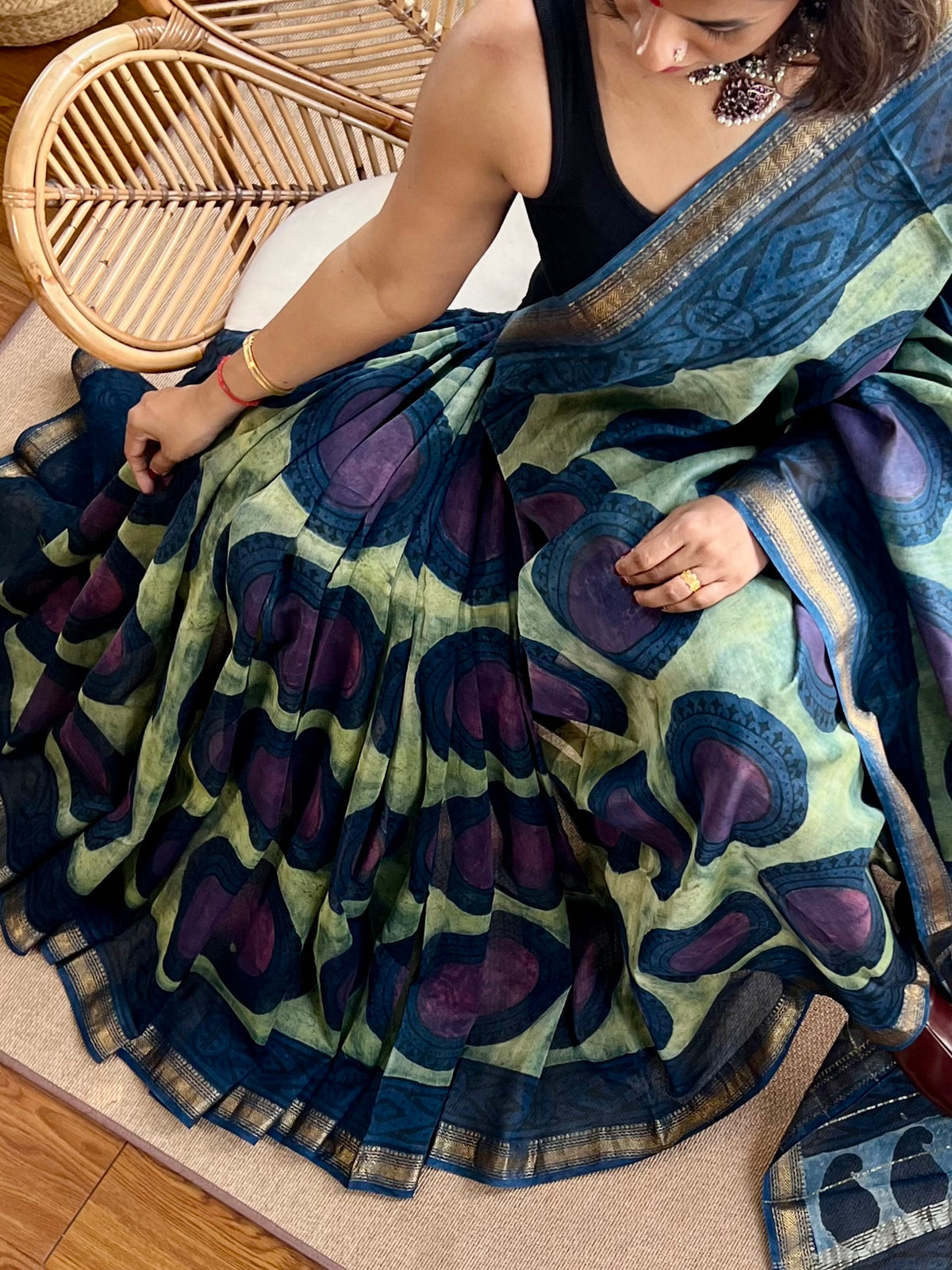 Maheswar artisan saree