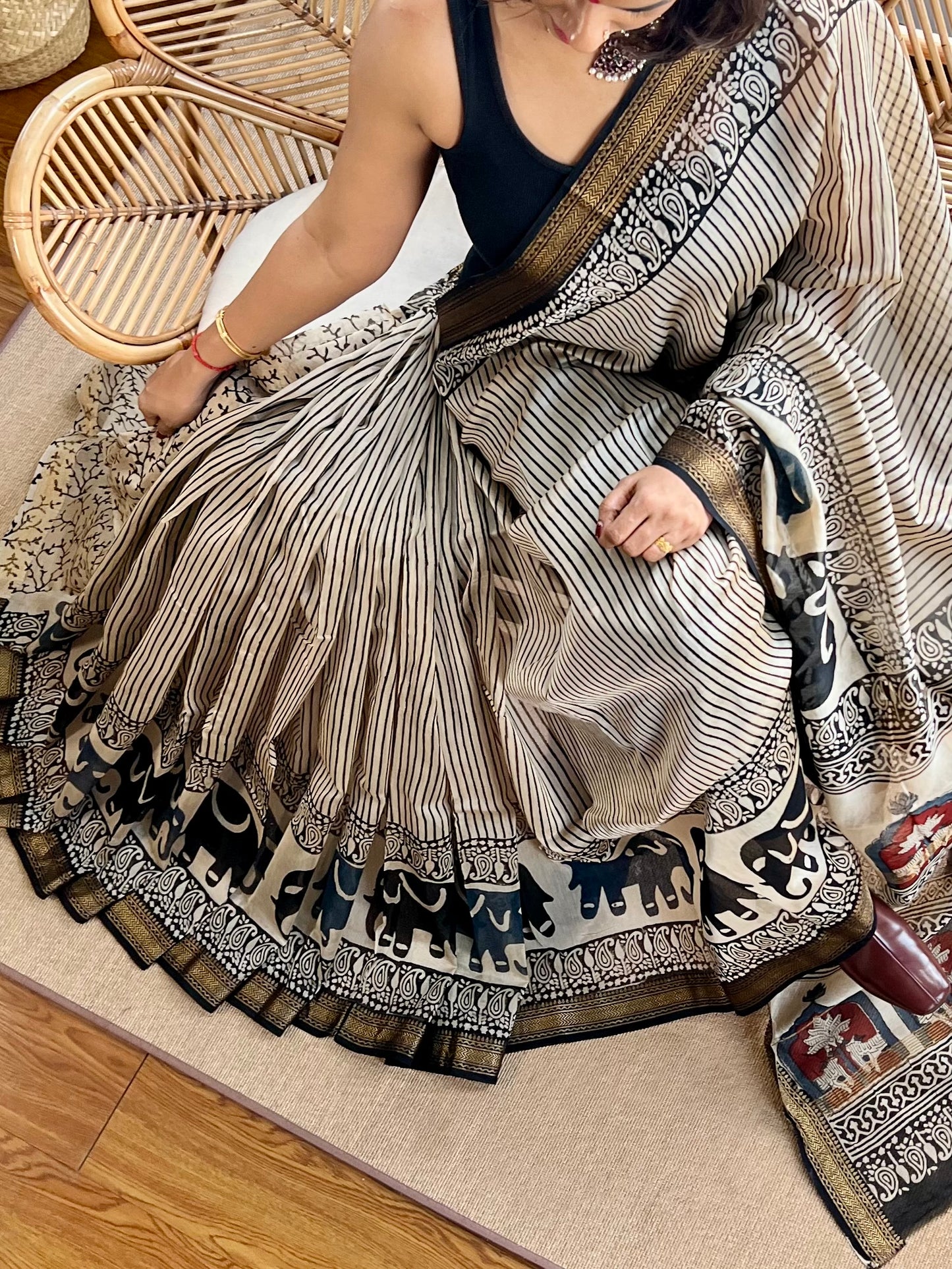 Maheswar artisan saree