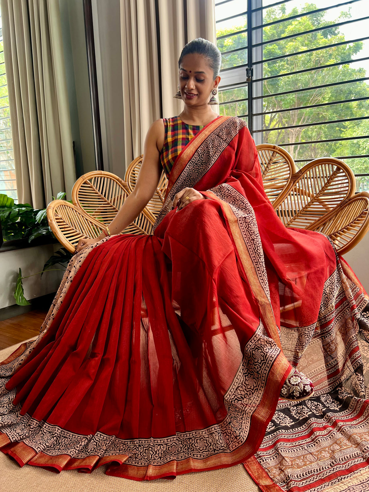 Maheswar artisan saree