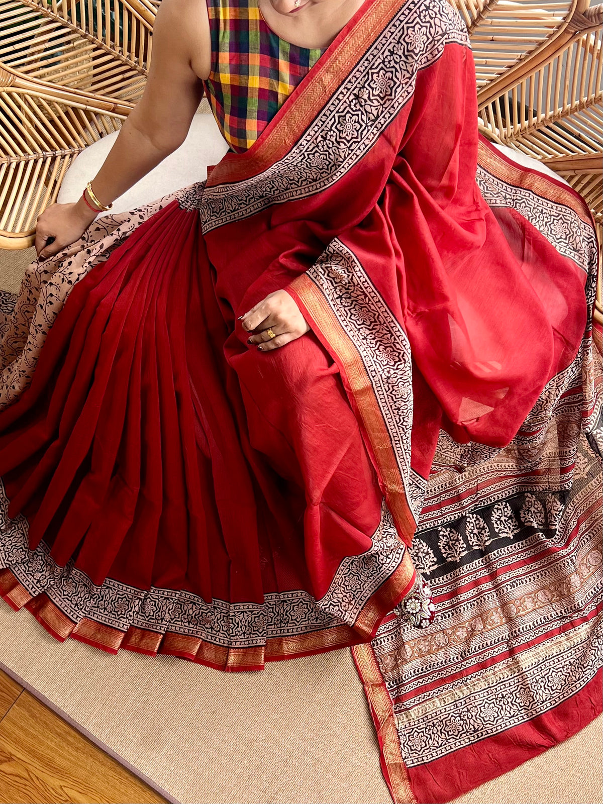 Maheswar artisan saree