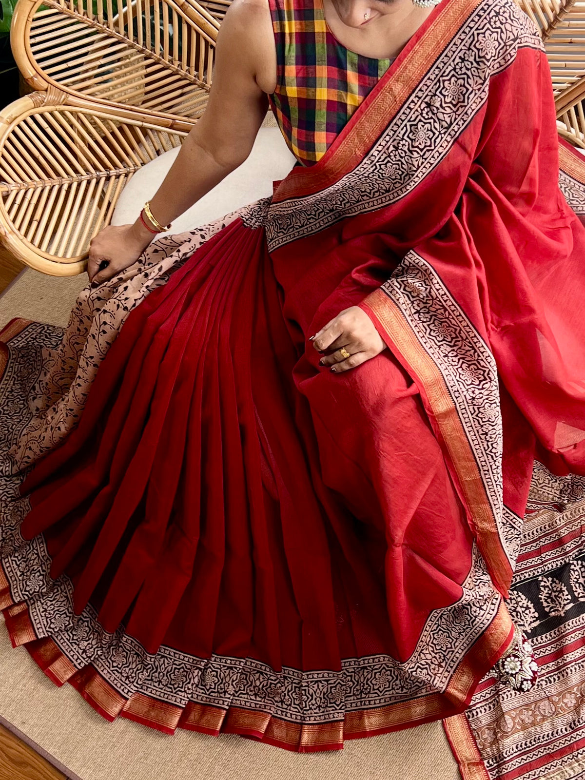 Maheswar artisan saree