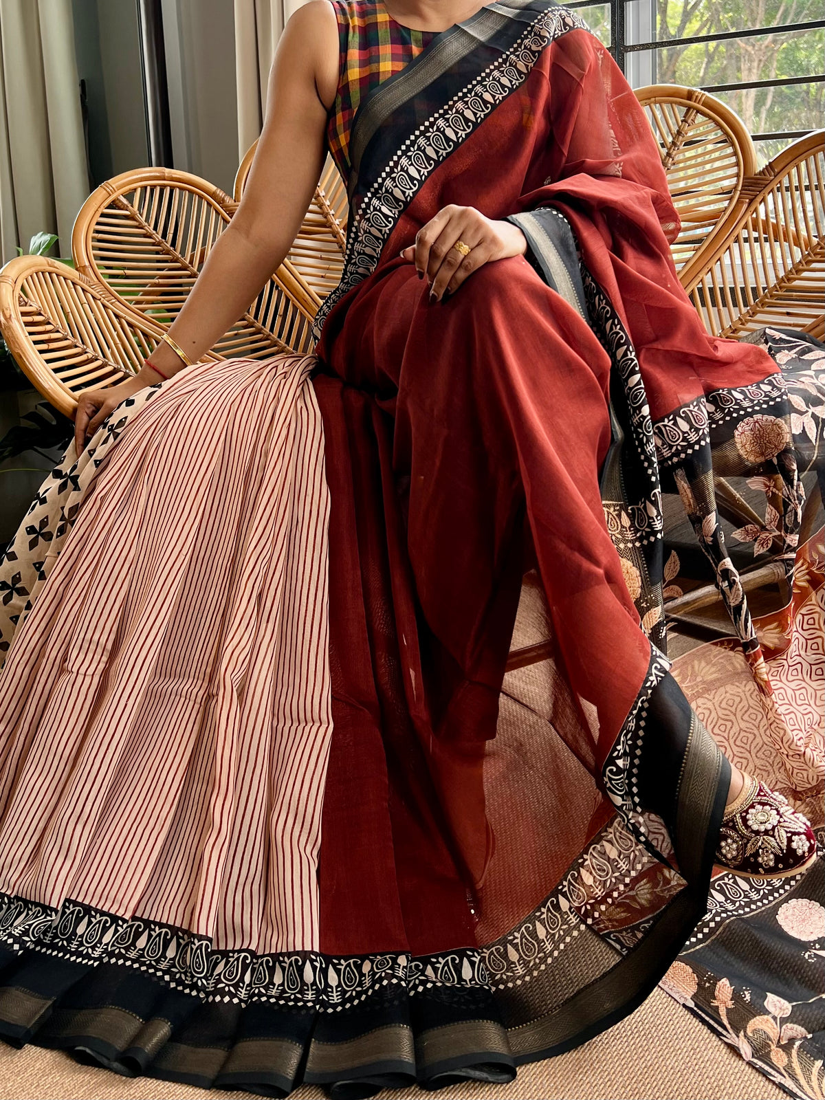 Maheswar artisan saree