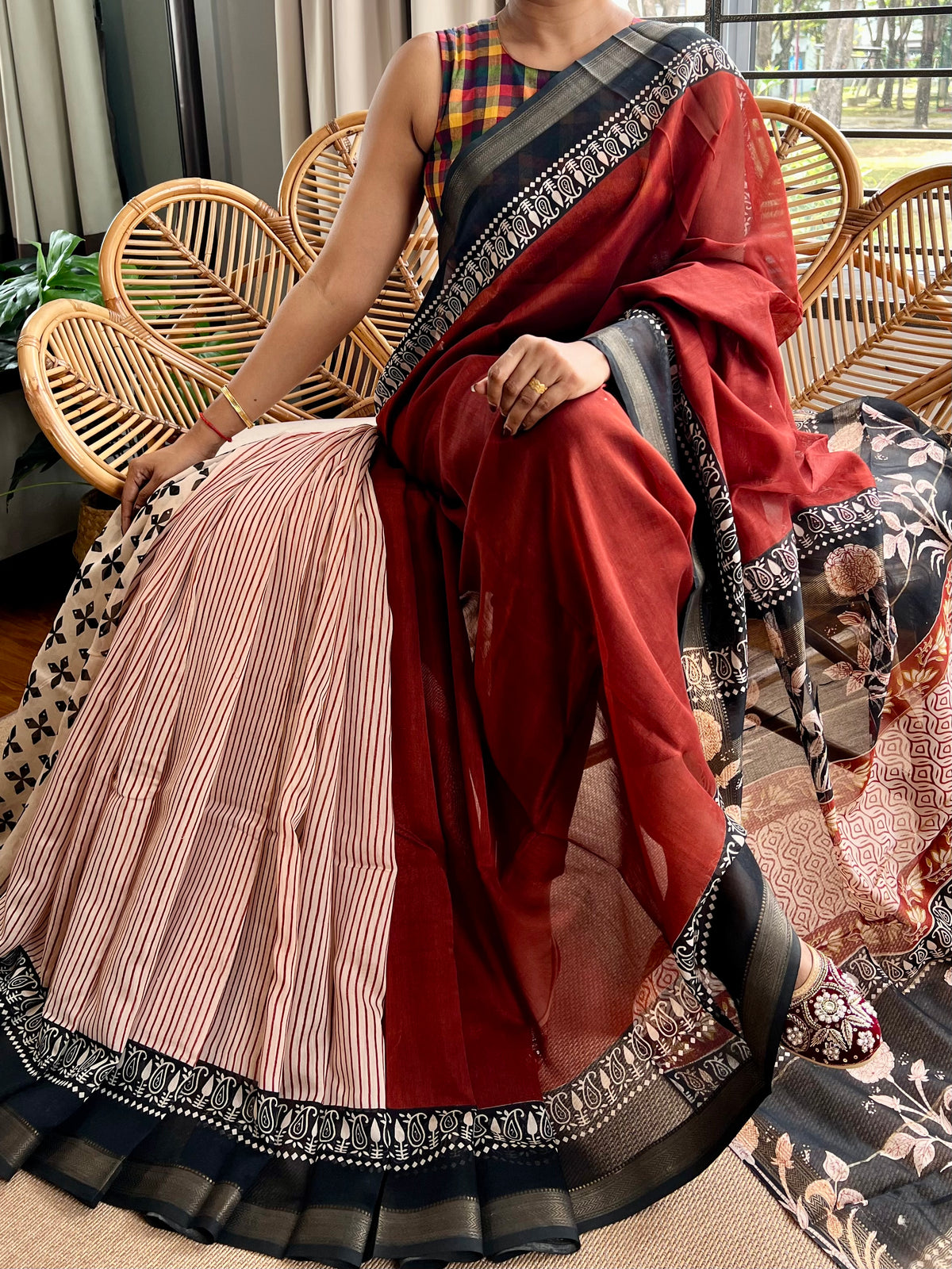 Maheswar artisan saree