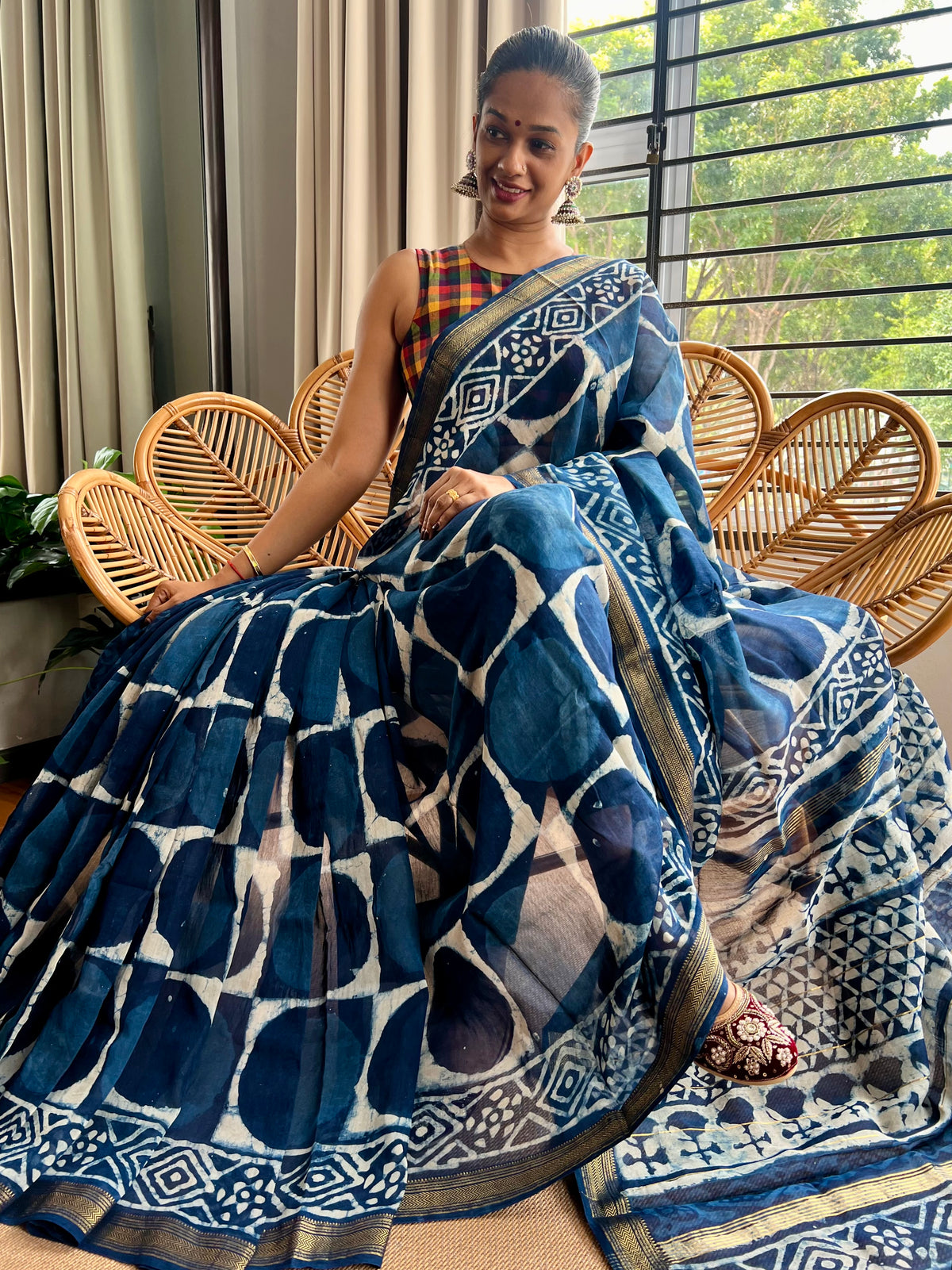 Maheswar artisan saree