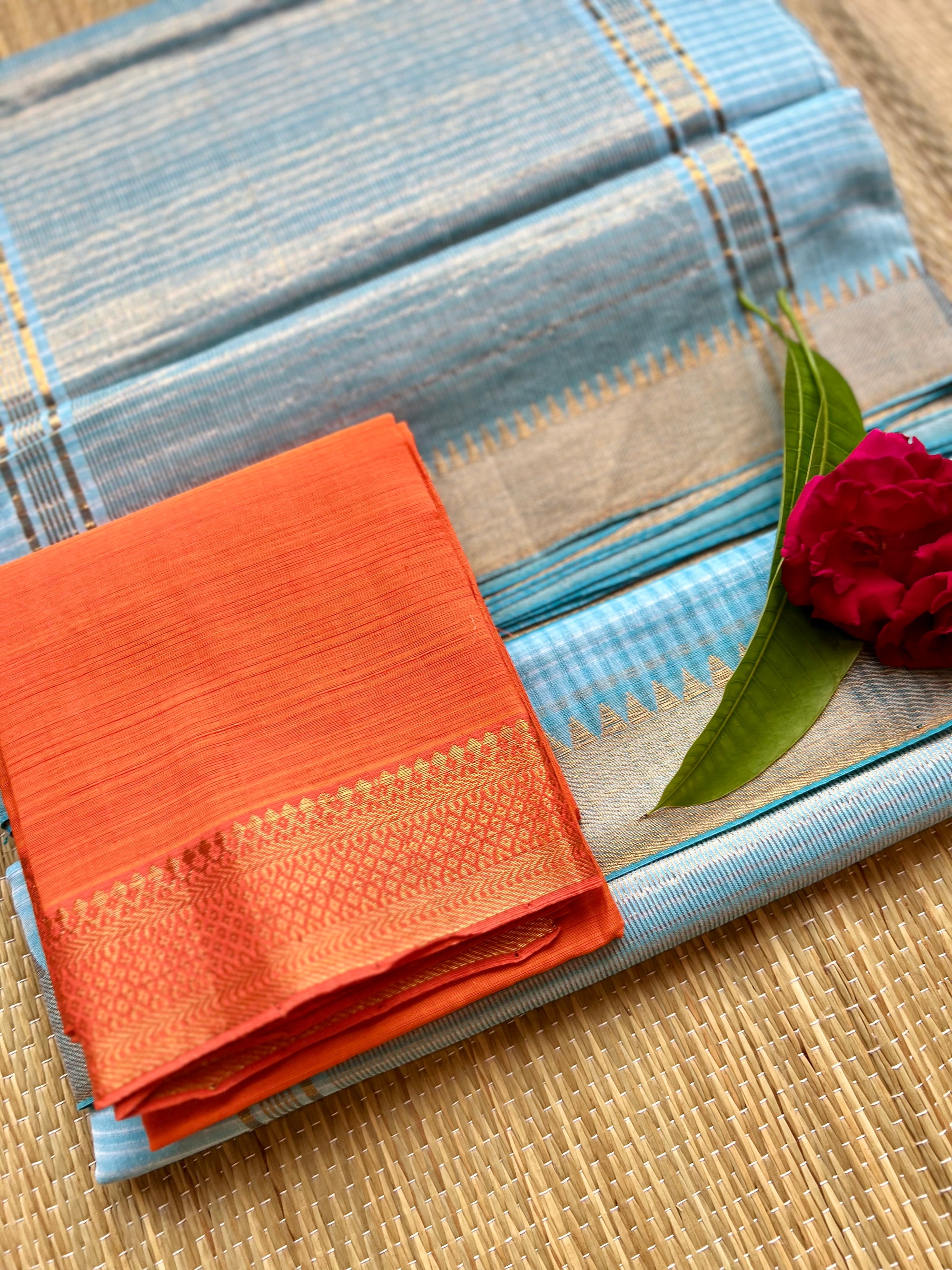 Handloom Mangalagiri Cotton Saree