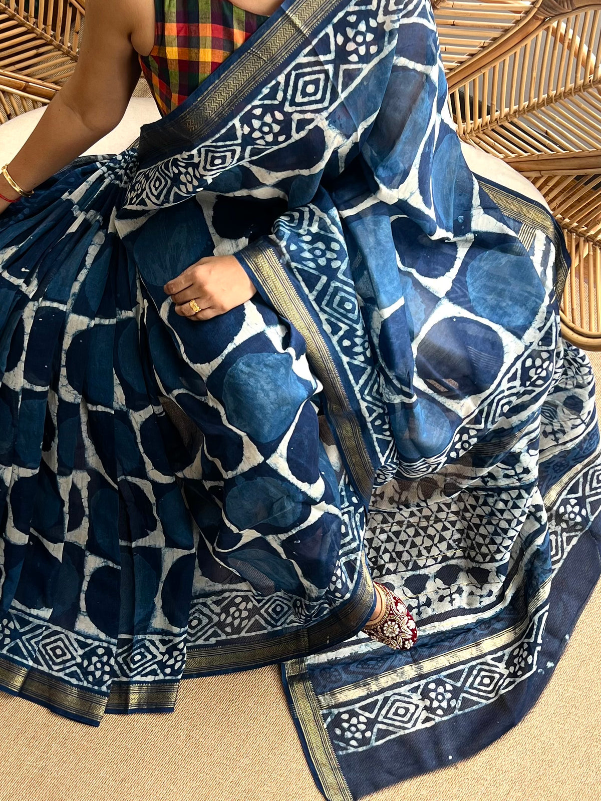 Maheswar artisan saree