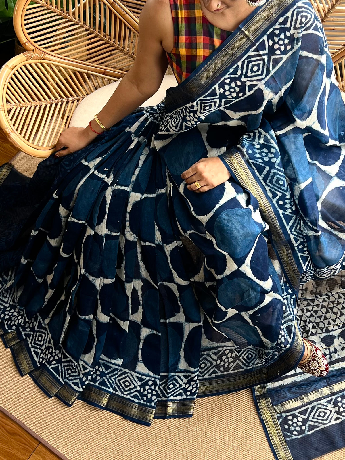 Maheswar artisan saree