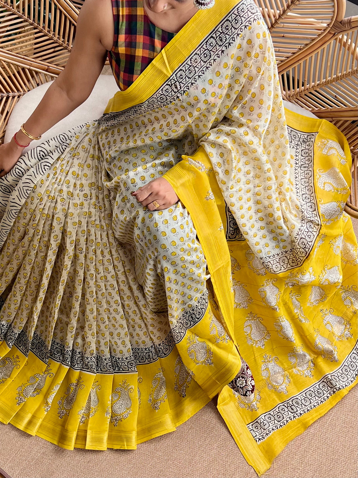 Maheswar artisan saree
