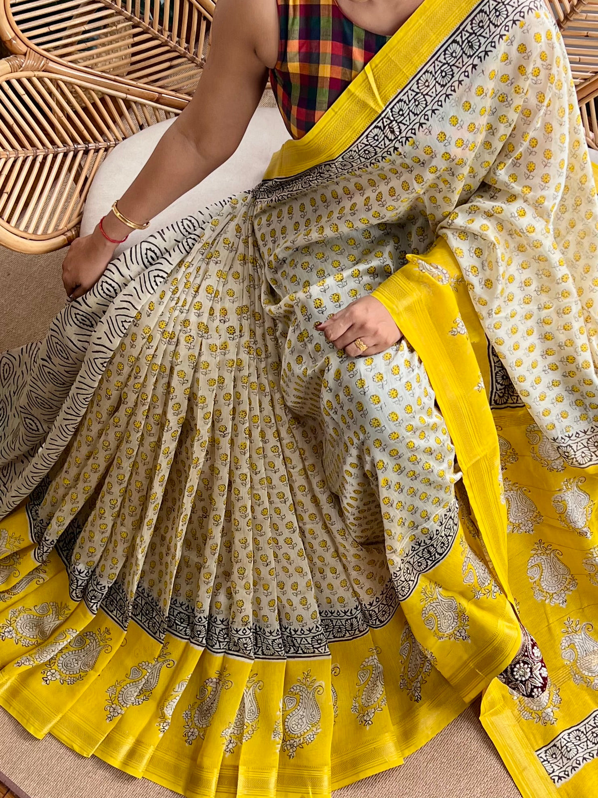 Maheswar artisan saree