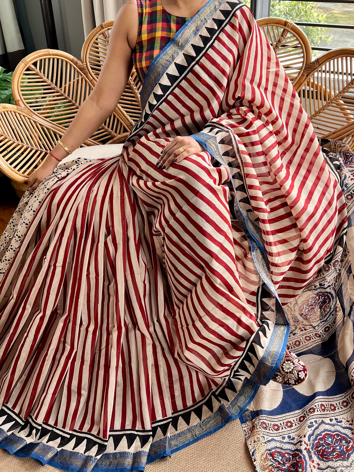 Maheswar artisan saree
