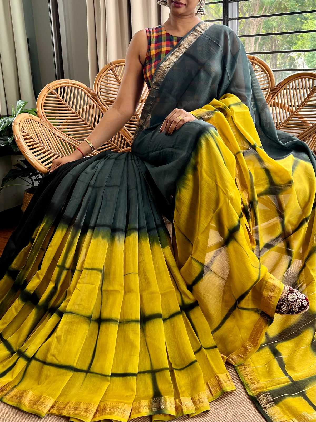 Maheswar artisan saree