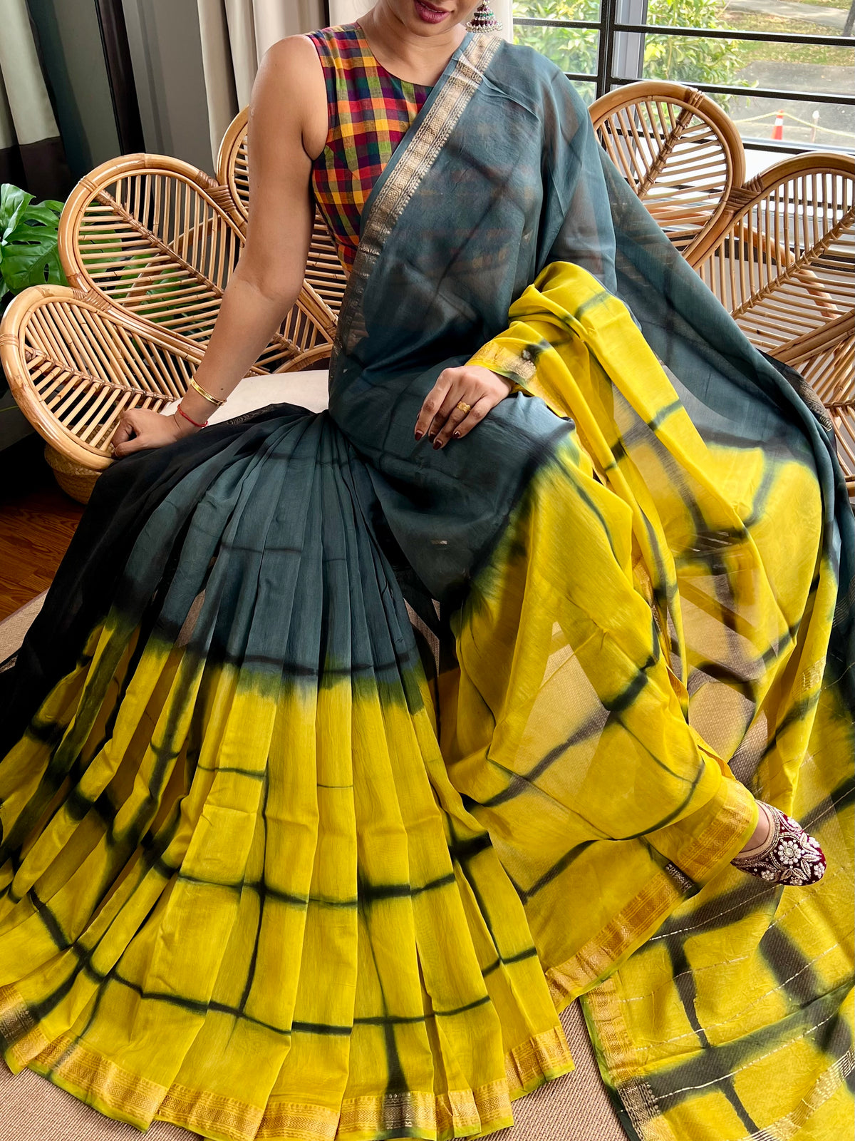 Maheswar artisan saree