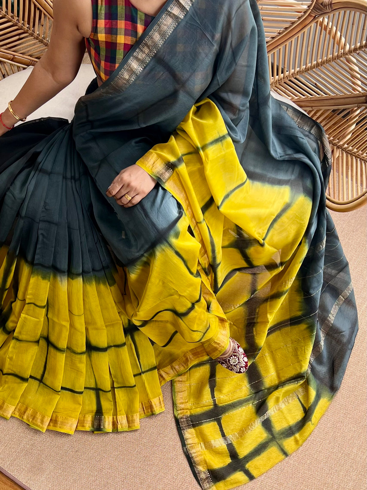 Maheswar artisan saree