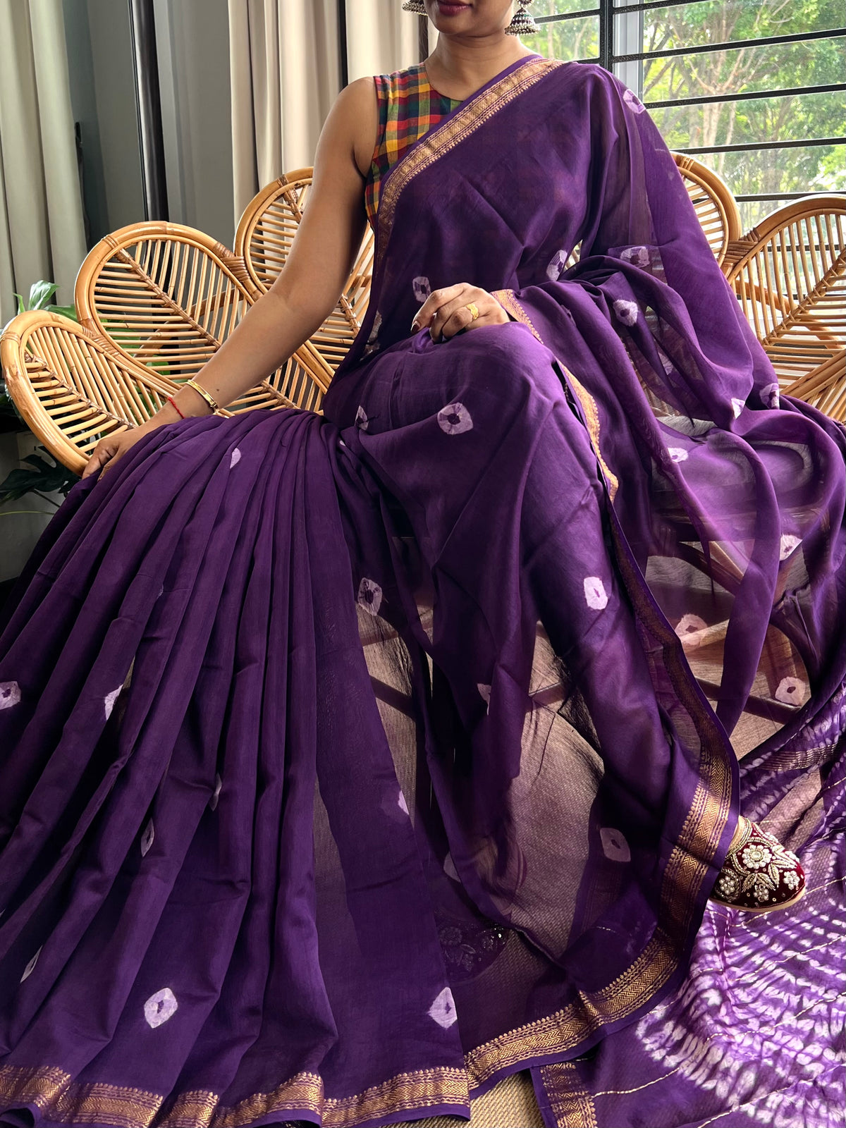 Maheswar artisan saree