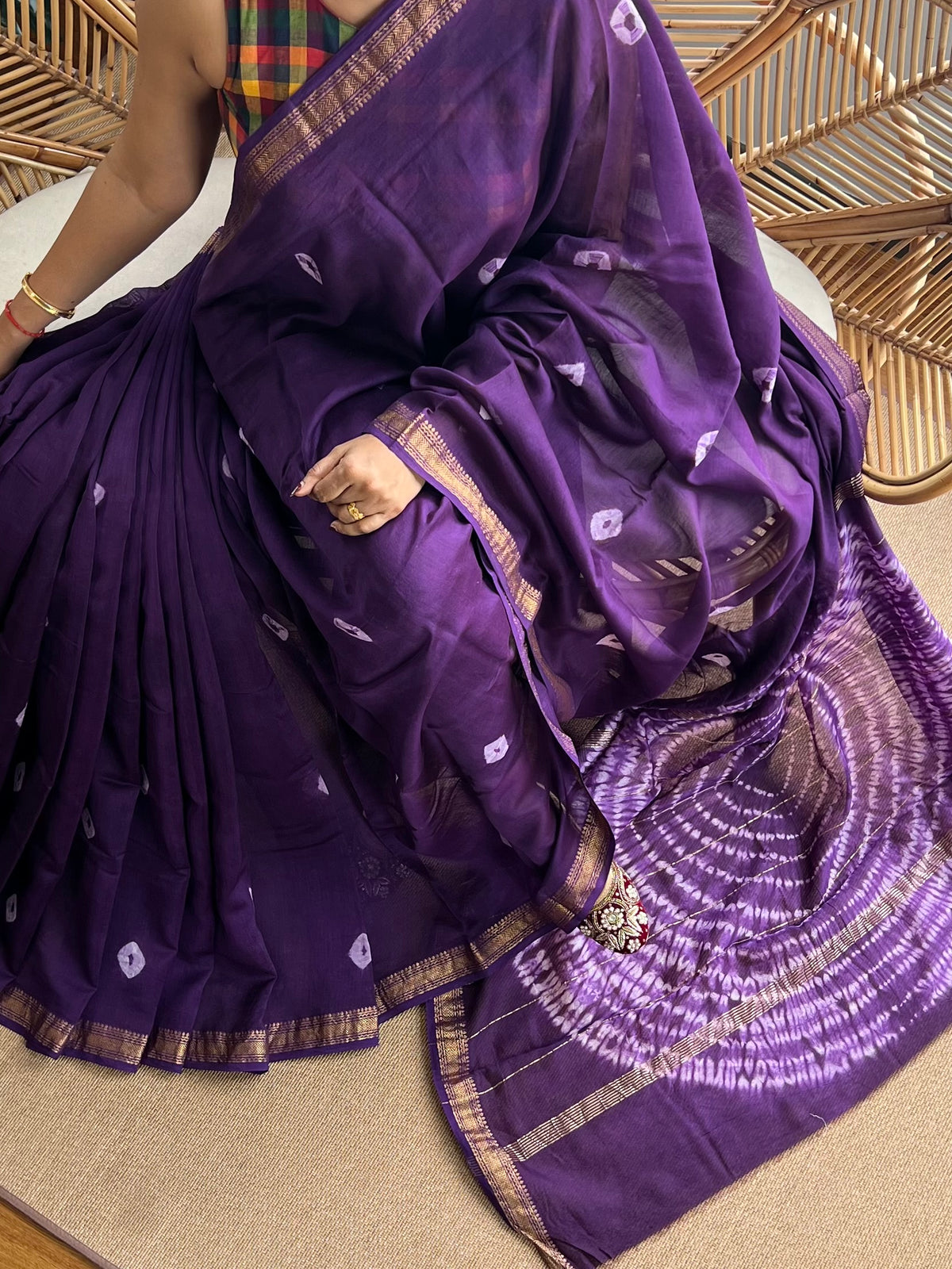 Maheswar artisan saree