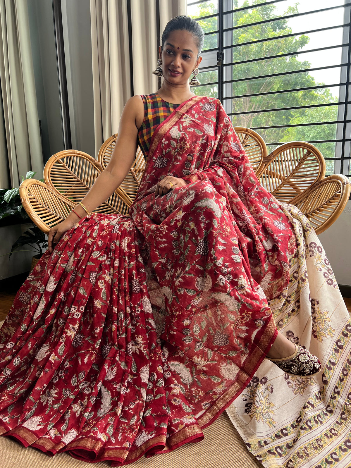 Maheswar artisan saree