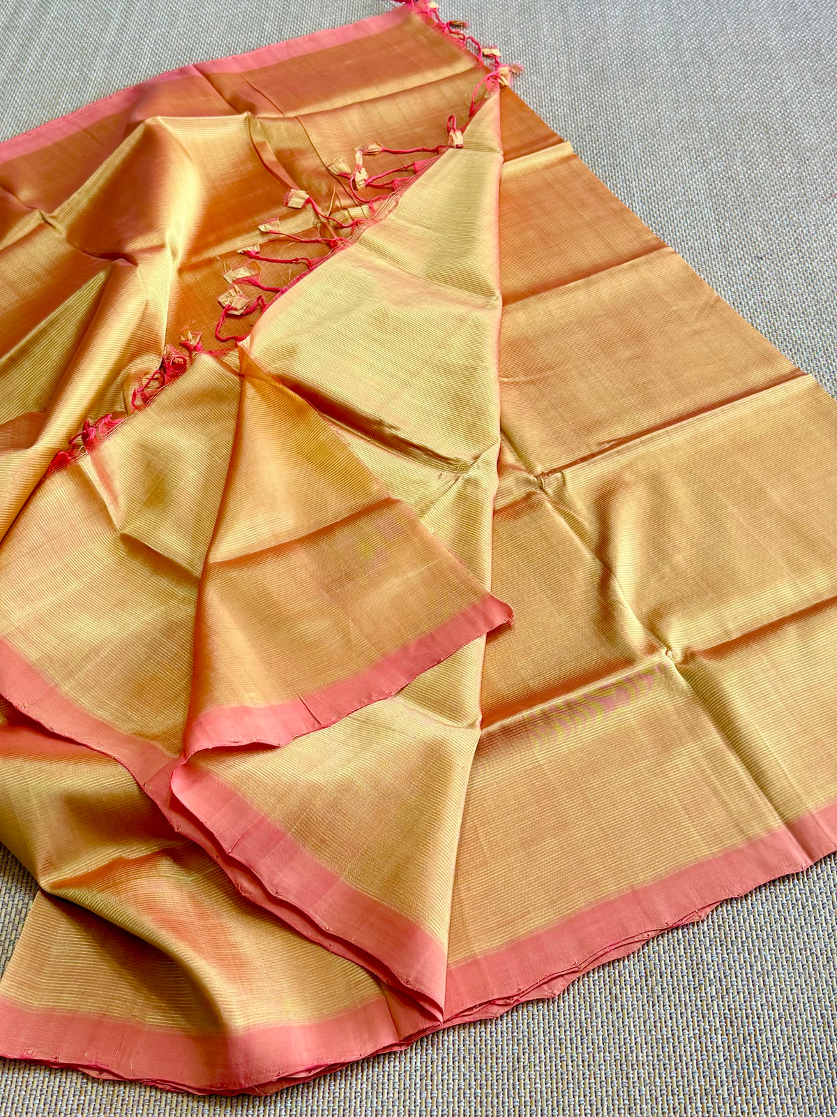 Pure Handloom Mangalagiri Pattu by cotton saree