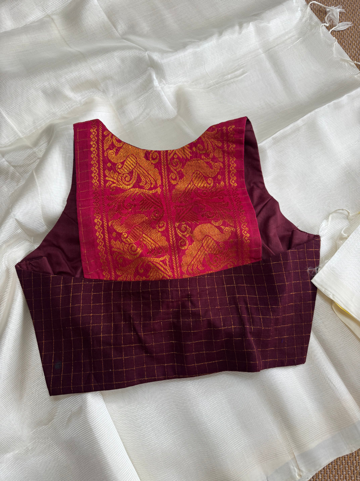 Thoorigai - sungudi saree blouse