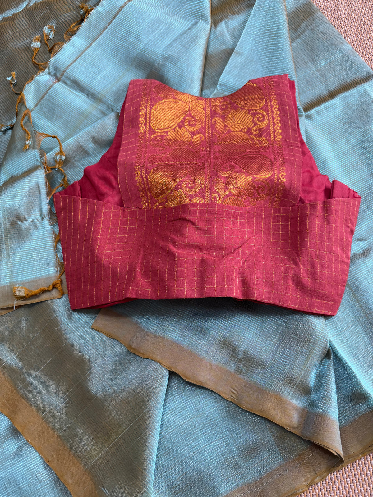Thoorigai - sungudi saree blouse