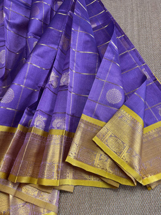 Pure Handloom Mangalagiri Pattu by cotton saree