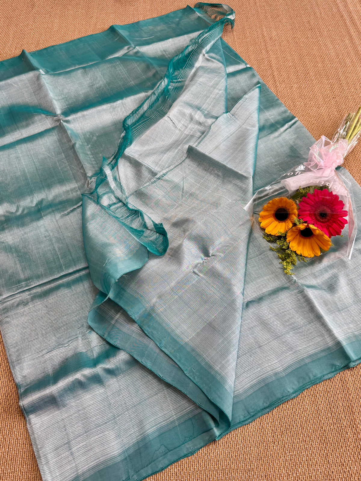 Pure Handloom Mangalagiri Pattu by cotton saree