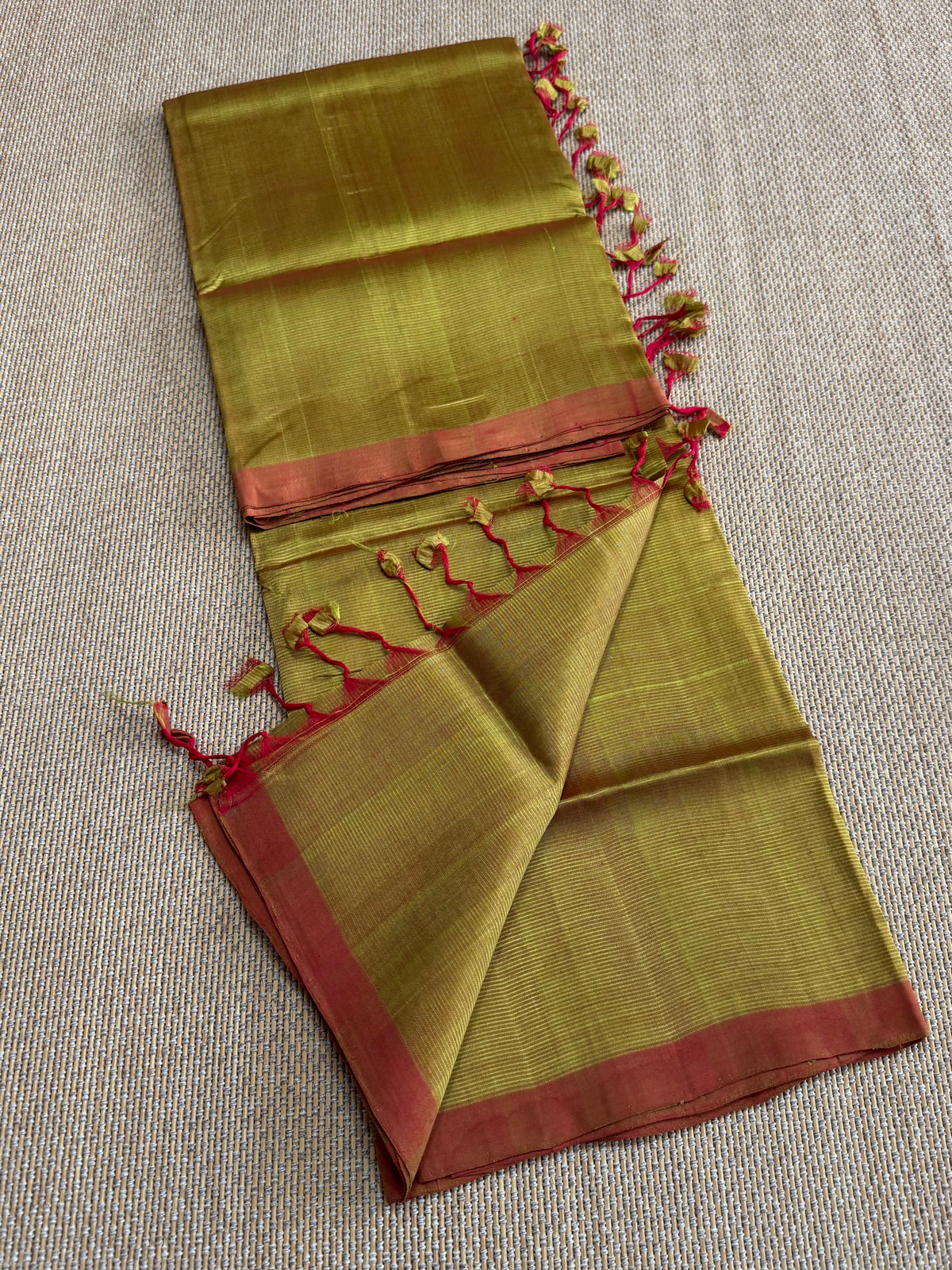 Pure Handloom Mangalagiri Pattu by cotton saree