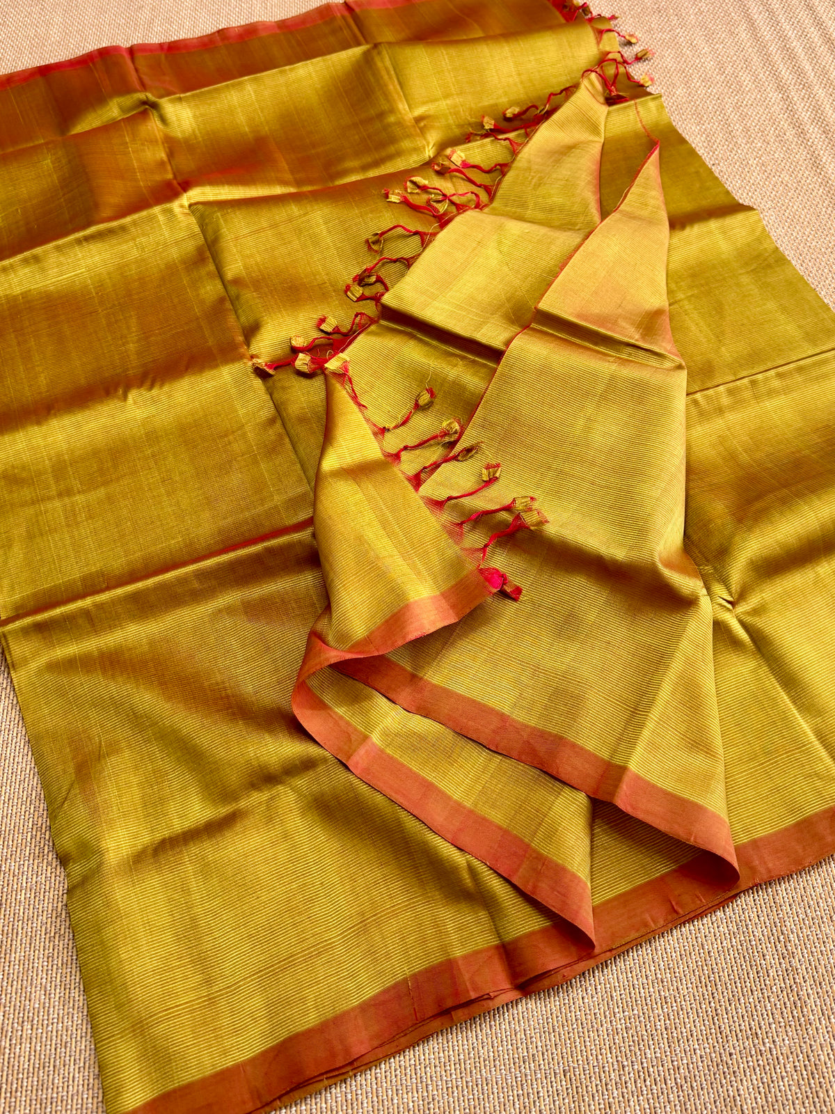 Pure Handloom Mangalagiri Pattu by cotton saree