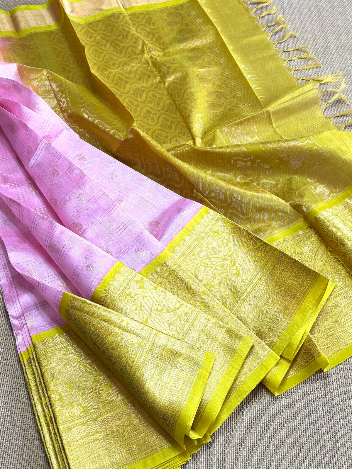 Kuppadam - Pure Handloom Mangalagiri Pattu by cotton saree