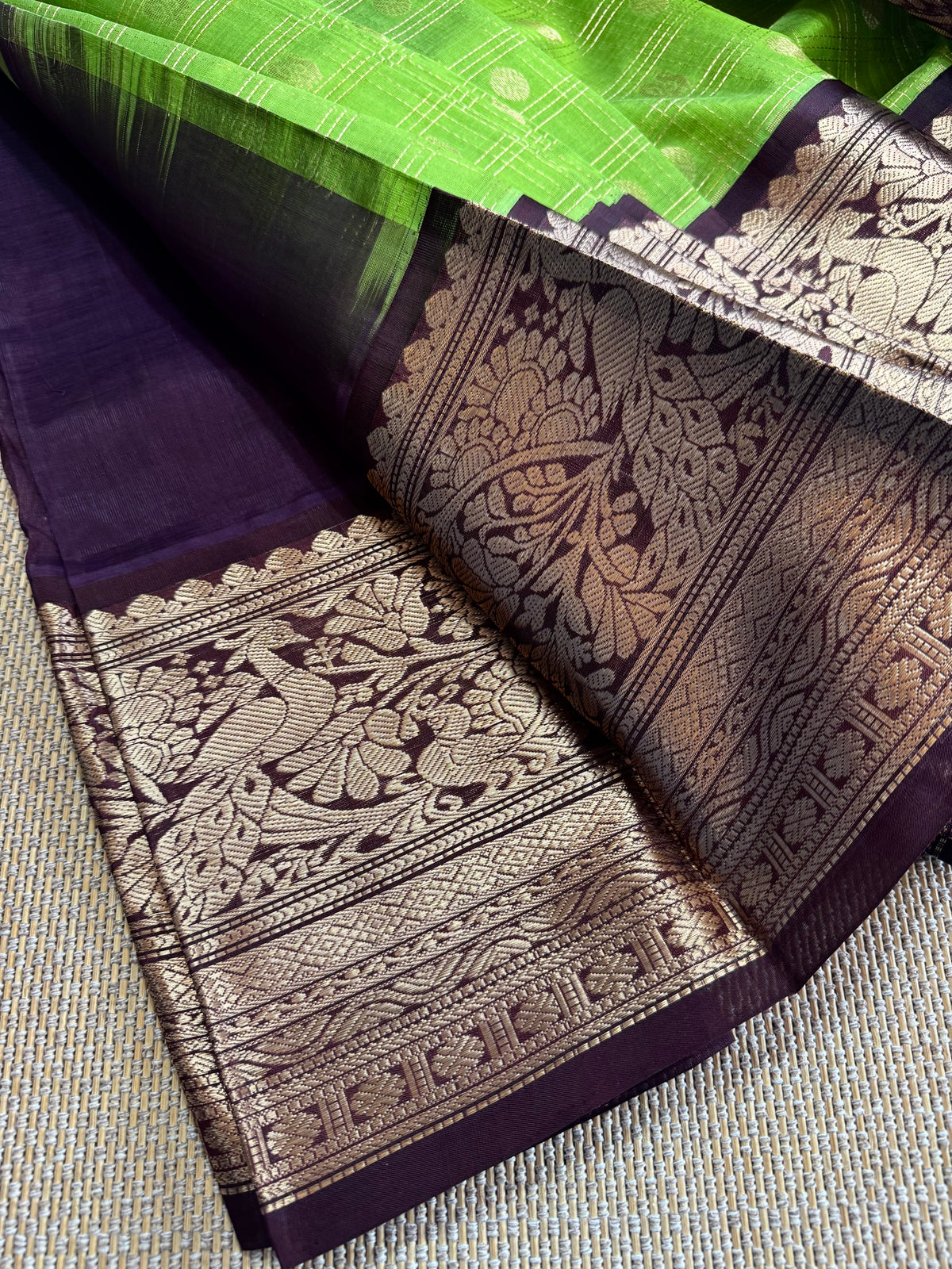 Kuppadam - Pure Handloom Mangalagiri Pattu by cotton saree