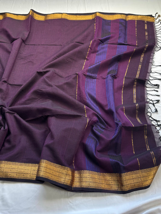 Pure Handloom Maheswar Silk Cotton Saree