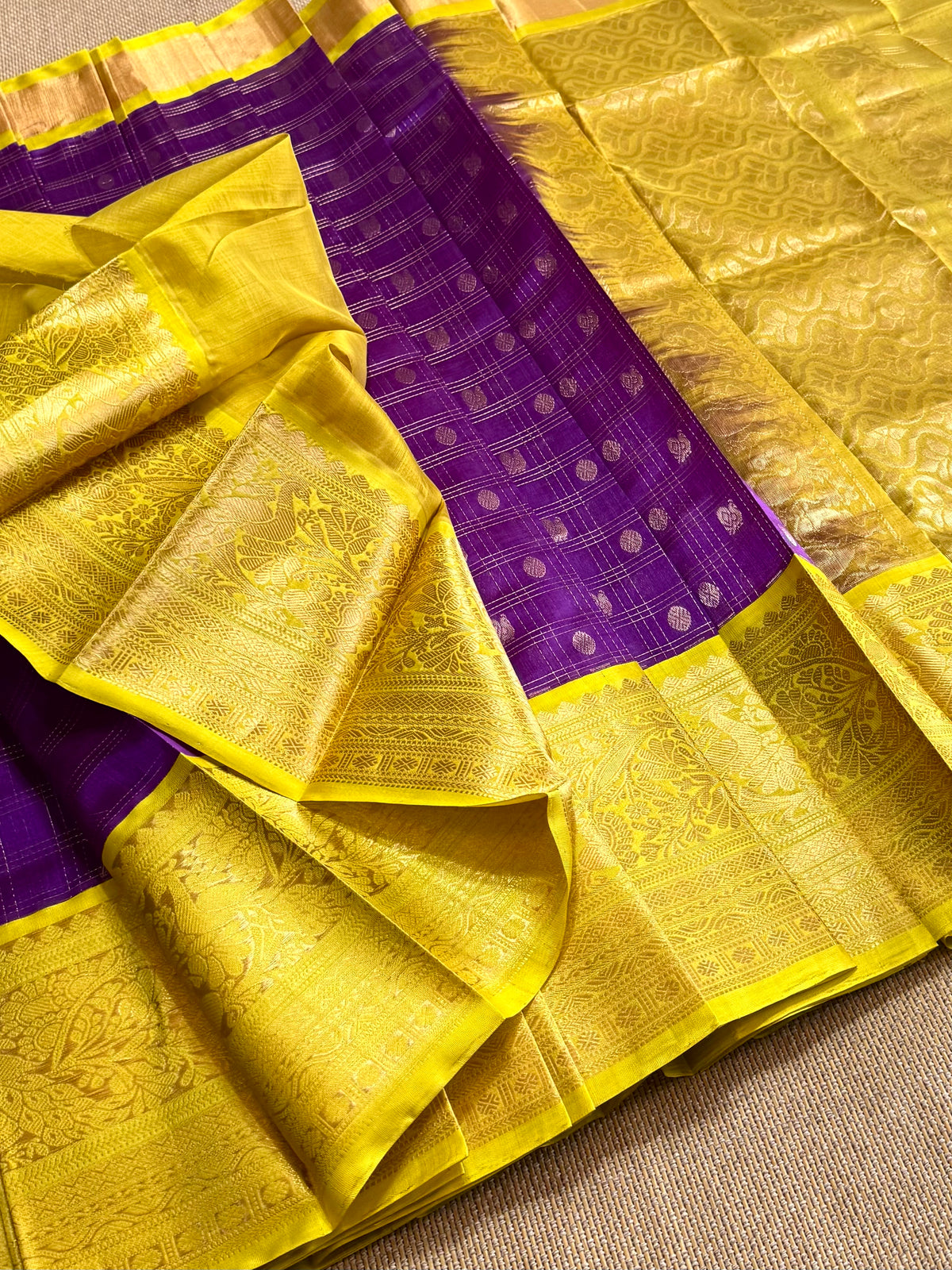 Kuppadam - Pure Handloom Mangalagiri Pattu by cotton saree