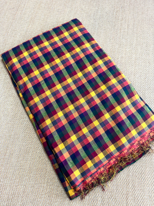 Madras Checks Pure Cotton fabrics