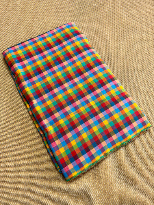 Madras Checks Pure Cotton fabrics