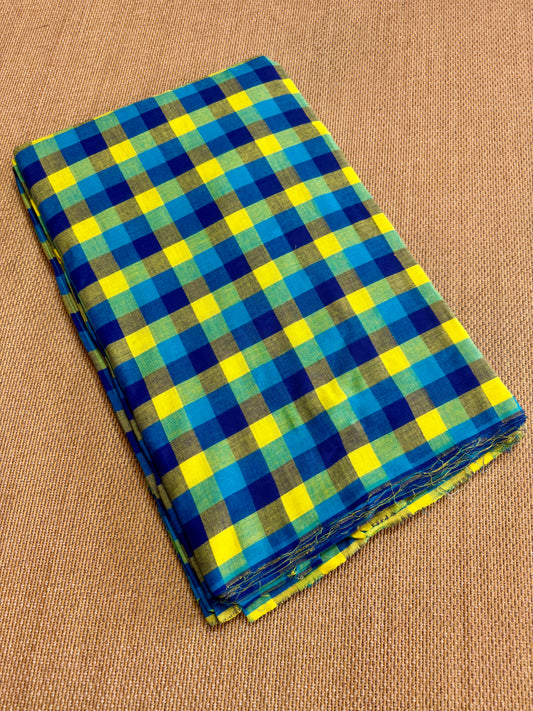 Madras Checks Pure Cotton fabrics